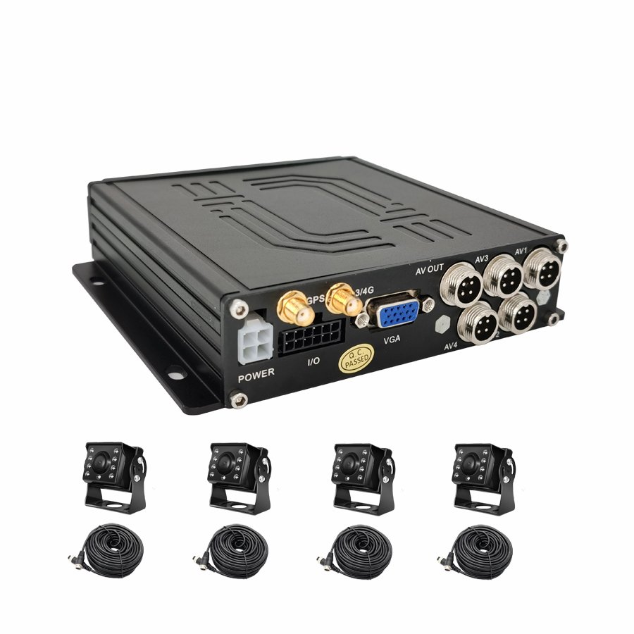 A&S dual sd card storage mdvr camera set 4g gps wifi for car vehicle cctv 8 channel cctv camera system for school bus