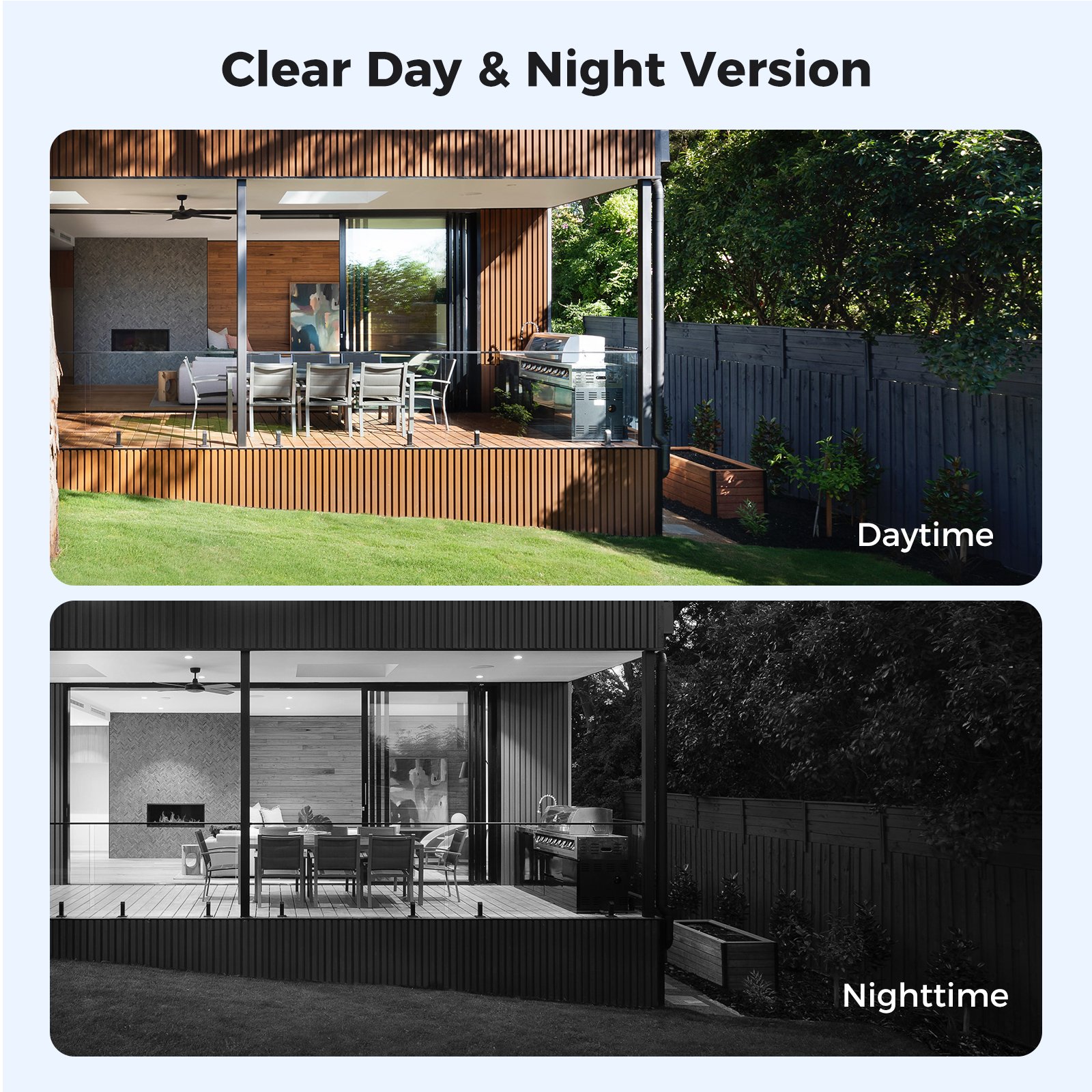 Hiseeu Outdoor 1080P 4CH Security Set Srihome DVR Kit Camera Video Surveillance 4 Channel CCTV security camera system