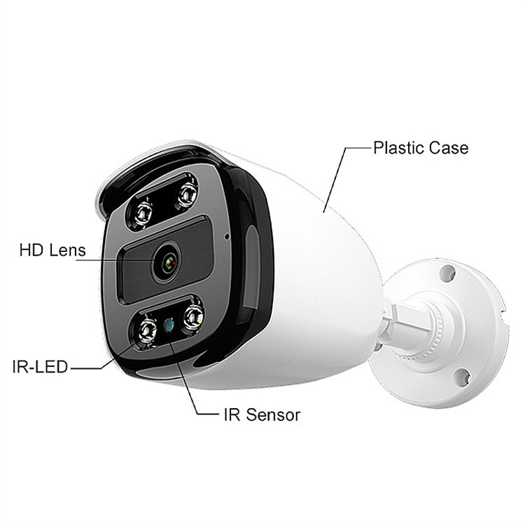 720P 1080P Infrared 24 Hours Full Color Bullet 5MP Security CCTV Analog Camera