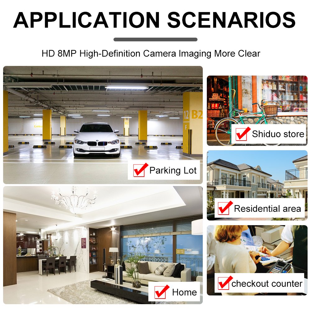 5MP 16CH Analog Camera kit Video CCTV System Kit IP66 Waterproof Two Way Audio Syscurity Camera Kit