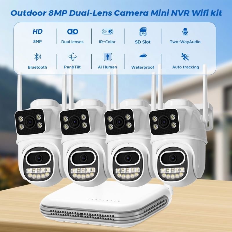 Kit Of 4 Analog Security Cameras Camera Surveillance Extrieure 4K Zoom Korean Cctv Nvr Koreancctvmanufacturers Manufacturers
