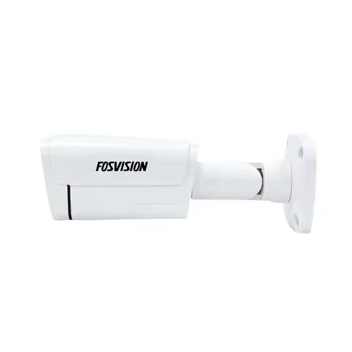 Fosvision 5MP outdoor waterproof CCTV TVI AHD coaxial audio camera full color night vision HD camera with warm light