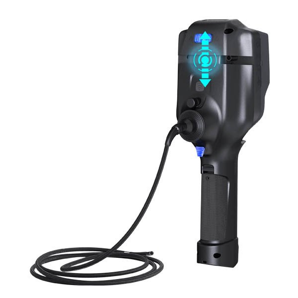 Portable Industrial Video Endoscope Analog camera with 6.0mm Camera Lens 360 Degree Joystick View