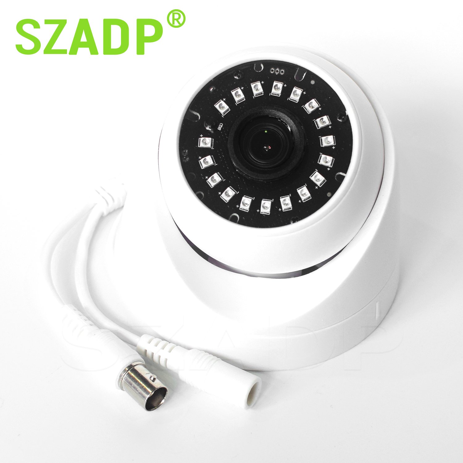 CCTV Analog Camera AHD Full Color CCTV Surveillance Indoor Plastic Dome Security Video Camera Wired Analog Camera 1080P