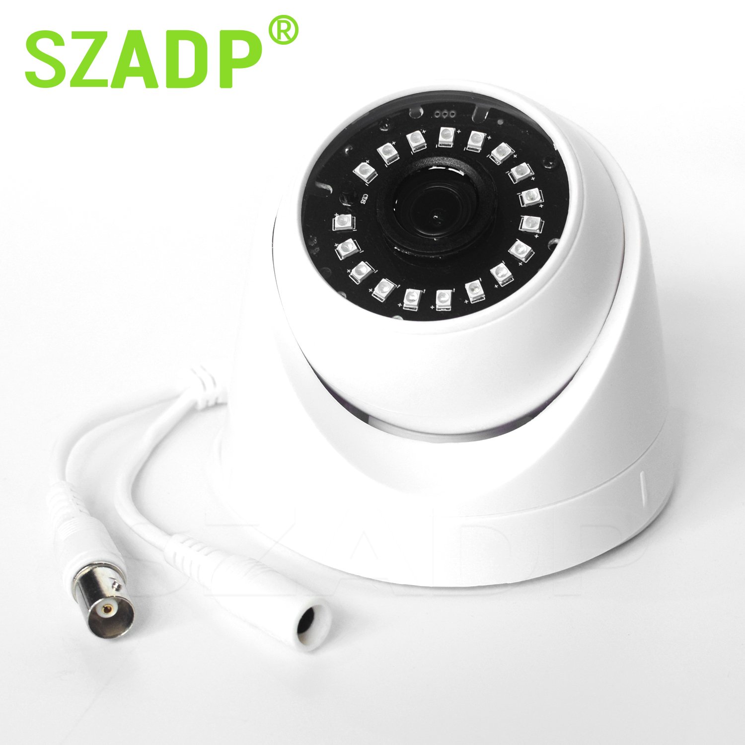 CCTV Analog Camera AHD Full Color CCTV Surveillance Indoor Plastic Dome Security Video Camera Wired Analog Camera 1080P