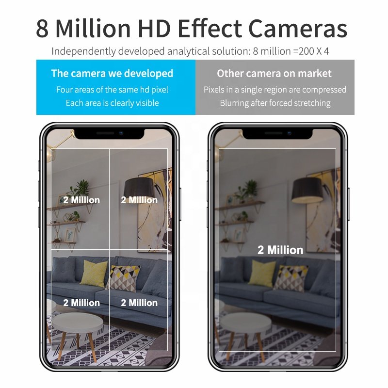 Binocular Shake Head Camera HD Night Vision Smart Wireless Phone Remote Control Network Home Surveillance Camera