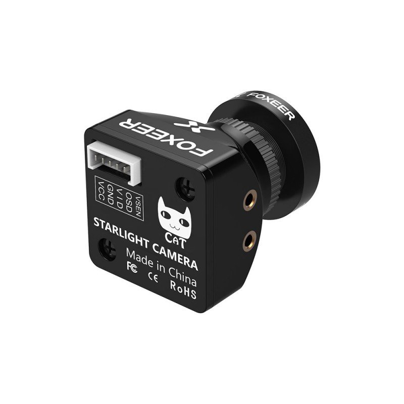 Foxeer Mini Cat Micro Cat 3 1200TVL 0.00001Lux Starlight Night version Low Latency Low Noise FPV Camera For RC FPV Racing Drone