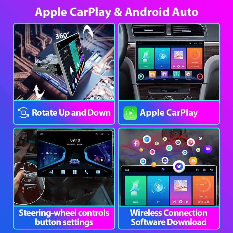 Universal Car Radio Capacitive Touch Screen Monitor Car Multimedia Gps Navigation Dystem Dingle Din 13inch Android Car Stereo