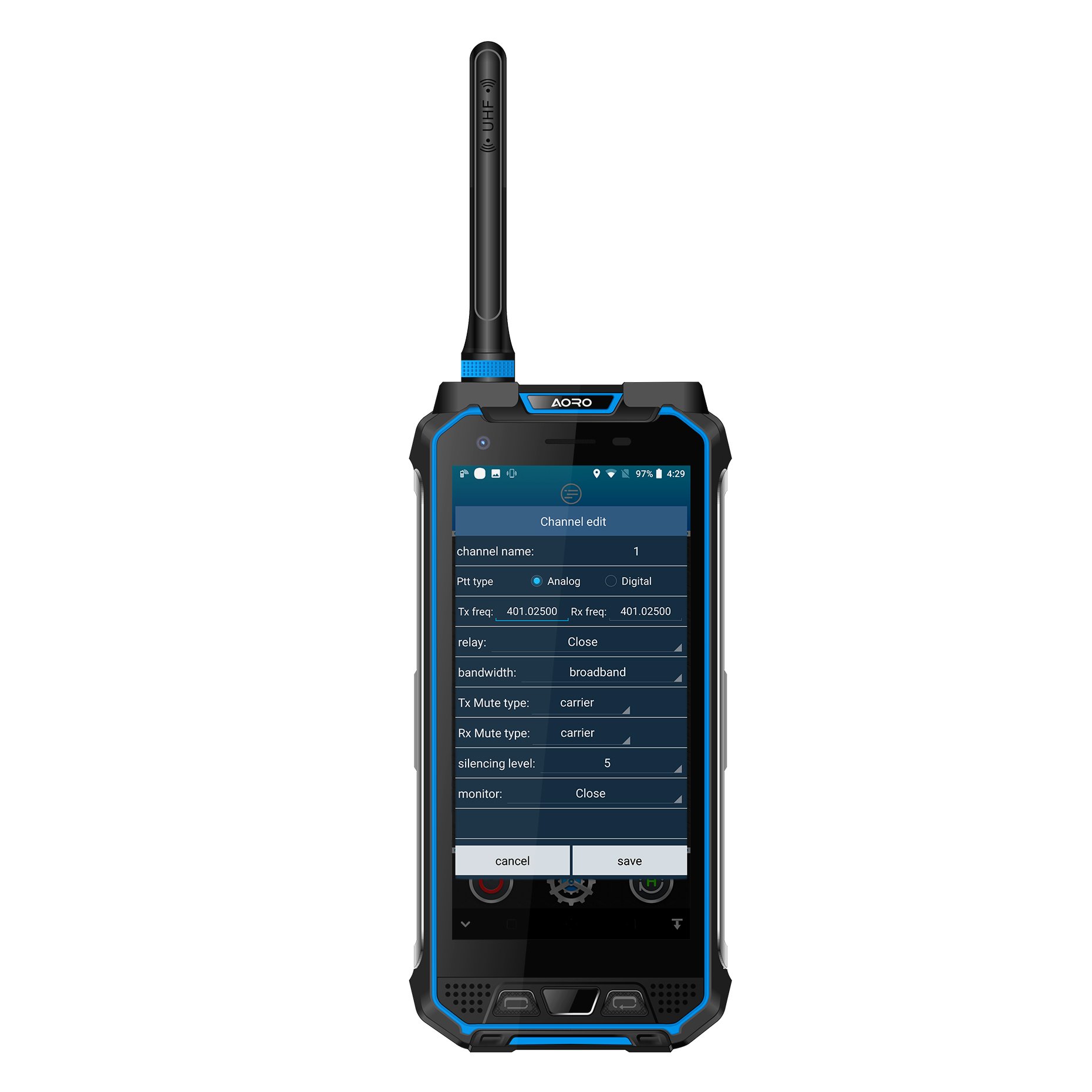 unbreakable Atex Zone1/Zone2 dmr mobile phones vhf radio with lte phone