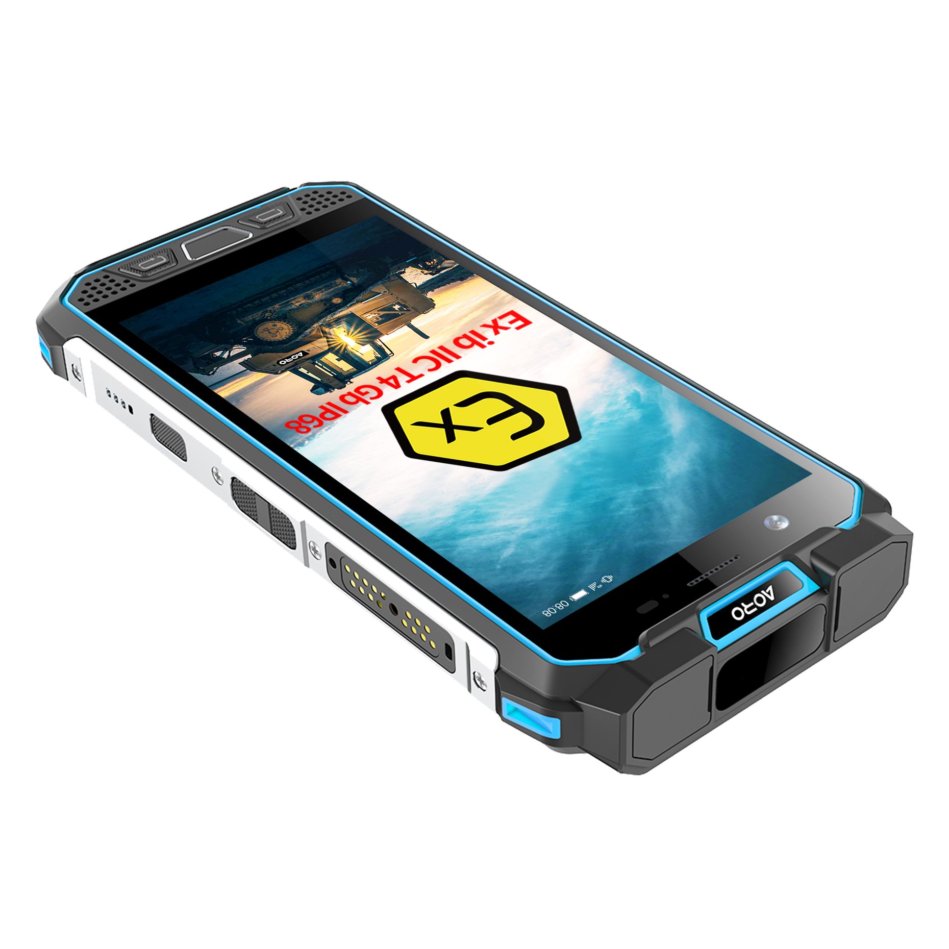 unbreakable Atex Zone1/Zone2 dmr mobile phones vhf radio with lte phone