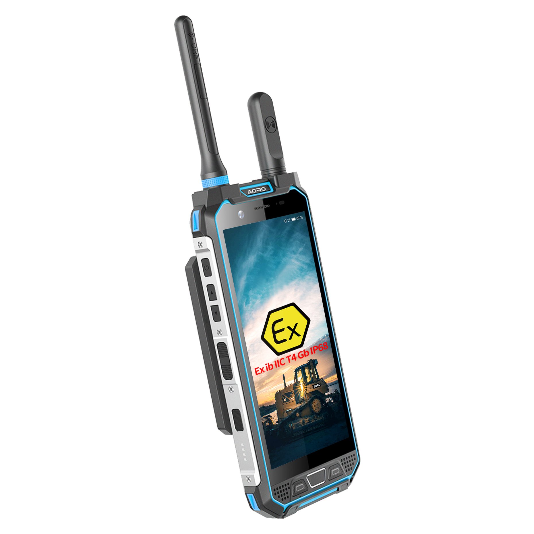 unbreakable Atex Zone1/Zone2 dmr mobile phones vhf radio with lte phone