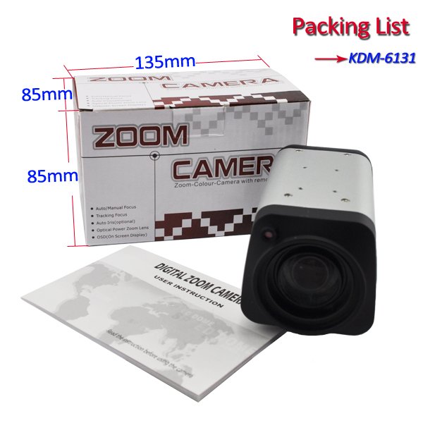 1.3MP 2MP 5MP Hybrid AHD CVI TVI Analog Box Camera 36X ZOOM