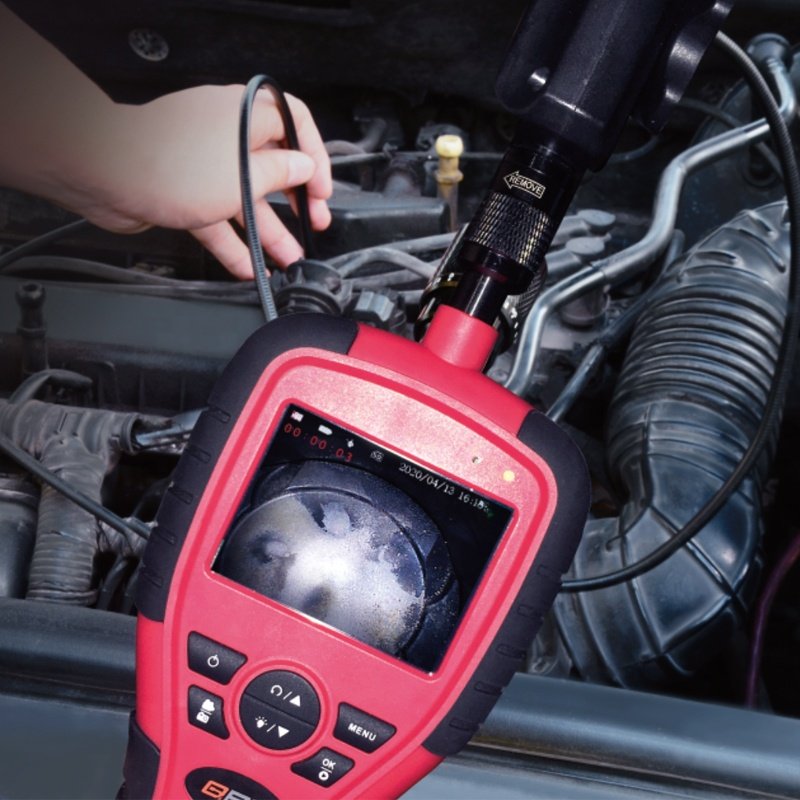 Profession Auto Inspection Camera 5.5MM Endoscope 360° Articulating Borescope Camera for car engine and crack
