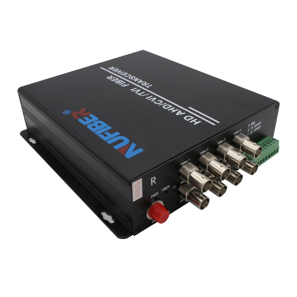 8Ch 5MP HD-AHD/HD-CVI/HD-TVI/CVBS 8-in-1 Video Fiber Optical Converter