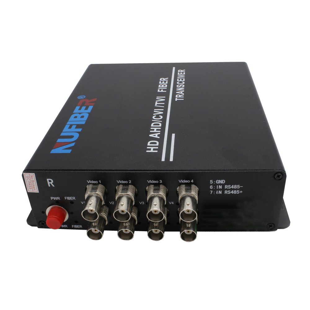 8Ch 5MP HD-AHD/HD-CVI/HD-TVI/CVBS 8-in-1 Video Fiber Optical Converter