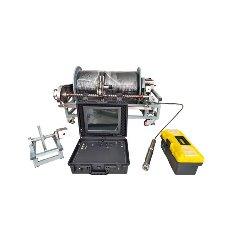 200m Deep Well Inspection Camera with Underground Imaging 50mm Panoramic Electric Standard Model with Cable Routing