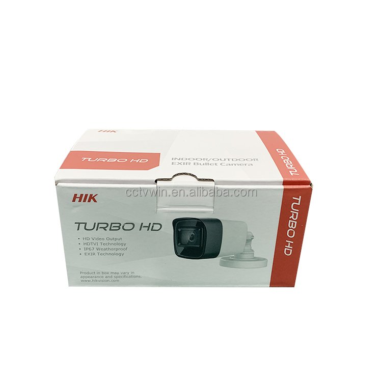 40m IR TVI/AHD/CVI/CVBS 4 in 1 Camera DS-2CE17H0T-IT3F Hik Turbo HD 5MP Analog Surveillance Camera