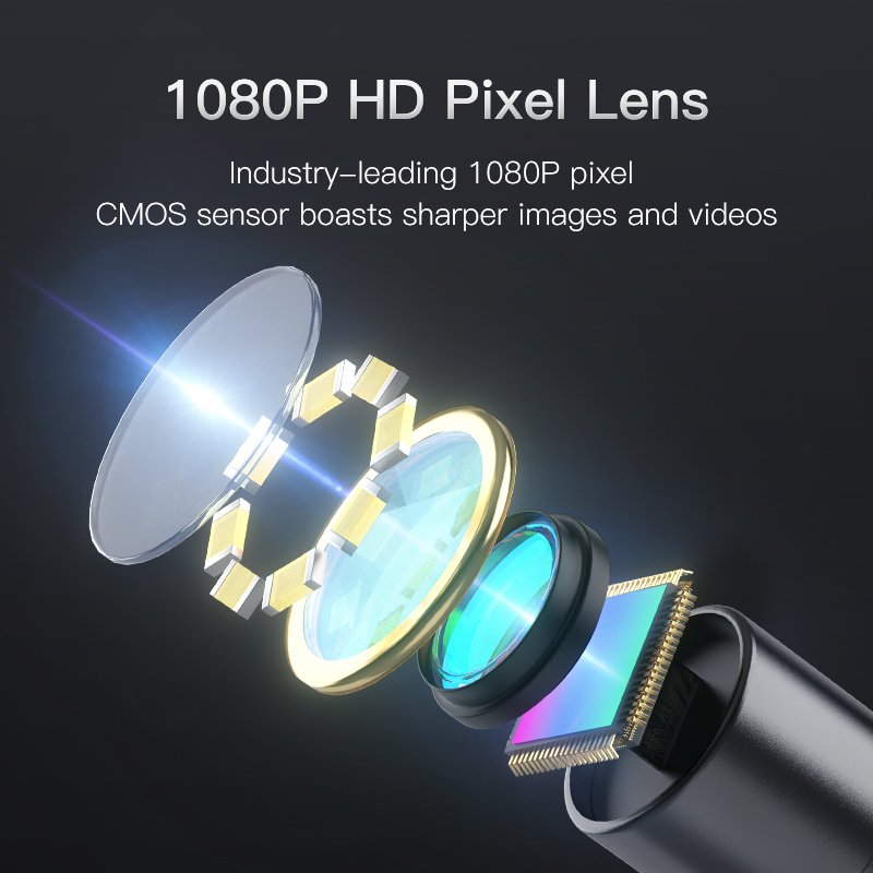 10m 20m 30m Analog Camera Industrial Video Endoscope 8mm Borescope Camera Pipelines Inspection for Sales