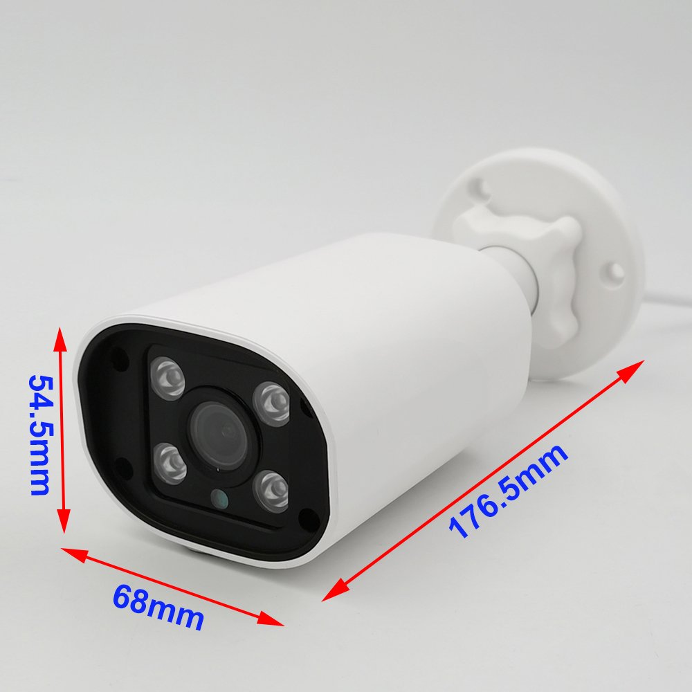 Guovin 8Mp 5MP Full Color AHD Outdoor Security Analog Colorvu One Way Audio Built-in Mic 4IN1 AHD/TVI/CVI/CVBS Full Color camera