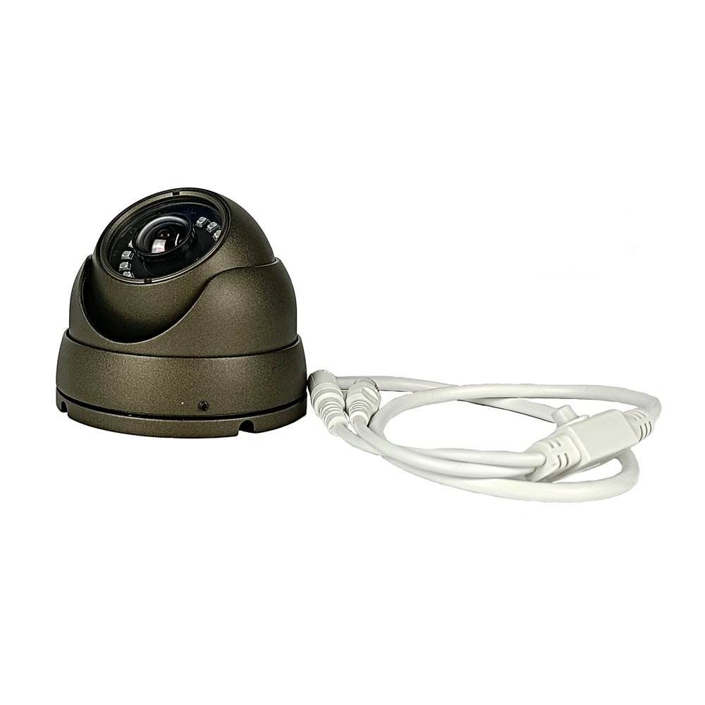 8 megapixel analog CCTV camera with 180 degree fisheye panoramic lens for 8mp 4K HD wide angle view
