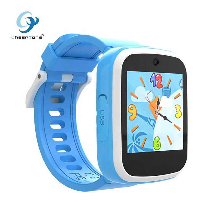 CTW11X High quality wholesale educational kid smart watch toys for school kids girls pink with DIY dial background reminders