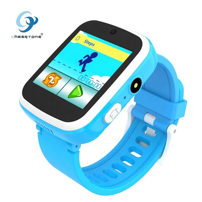 CTW11X High quality wholesale educational kid smart watch toys for school kids girls pink with DIY dial background reminders