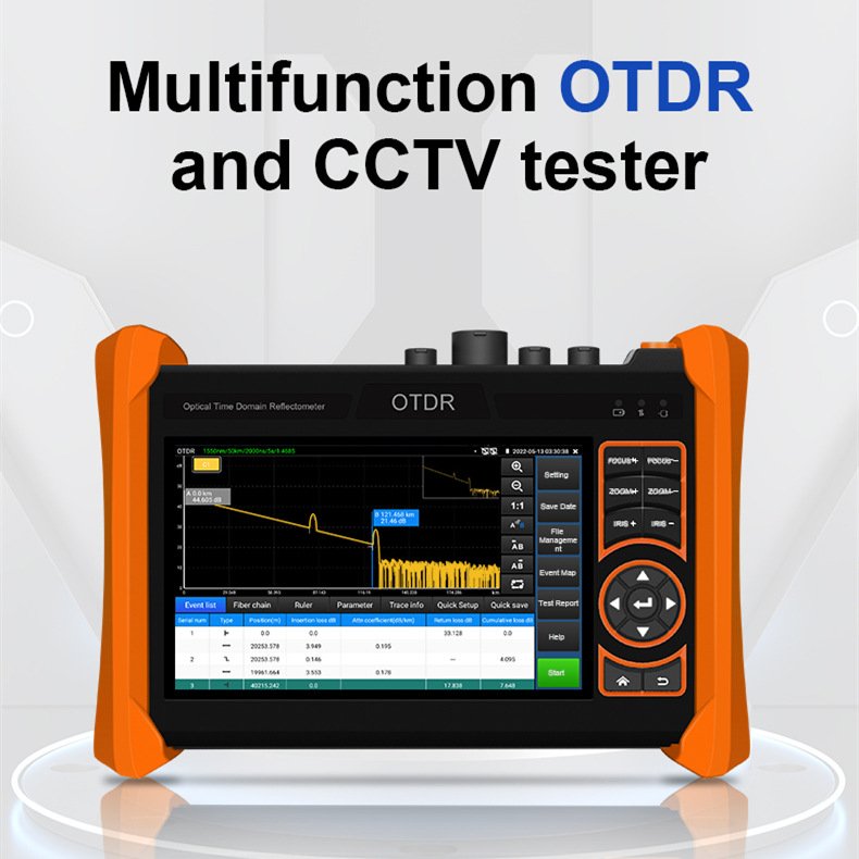 Ipc6510 Otdr Cctv Ip Camera Ipc Tester 4K Ip Ahd/Cvi/Tvi/Analog Camera Test Visual Fault Locator Stable Laser Sources