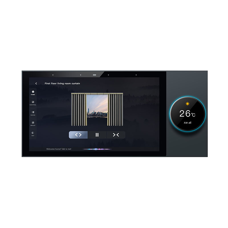 7 inch smart control panel Automation System Touch Smart Panel Control Bed Room Switches with Wall Mounted Amplifier