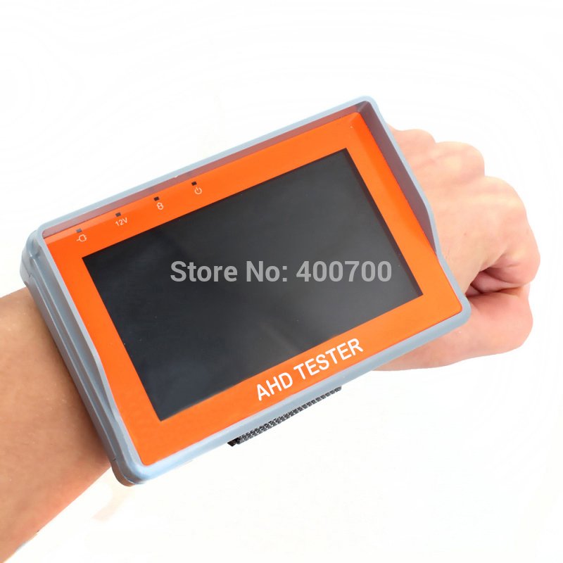 CCDCAM 1080P AHD+CVBS Analogy Free Shipping Portable Wrist 4.3" LCD CCTV Camera Test Monitor Tester