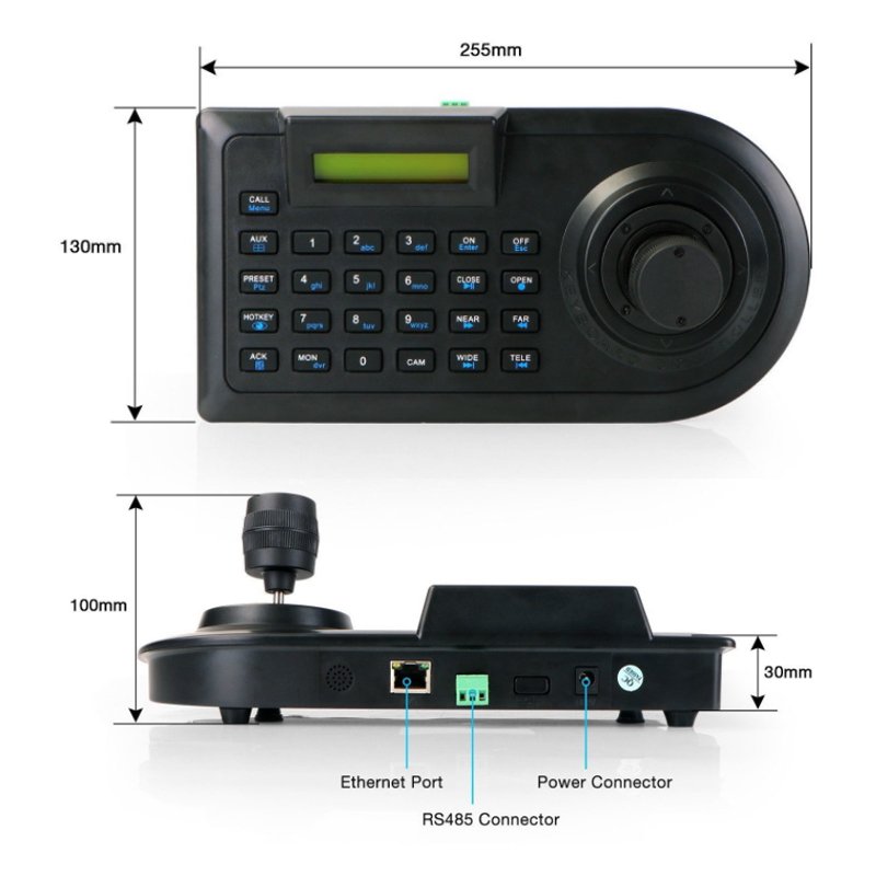 PTZ Keyboard Vehicle 4D PTZ Joystick CCTV Keyboard 3D Joystick Keyboard Analog Camera ptz controller joystick