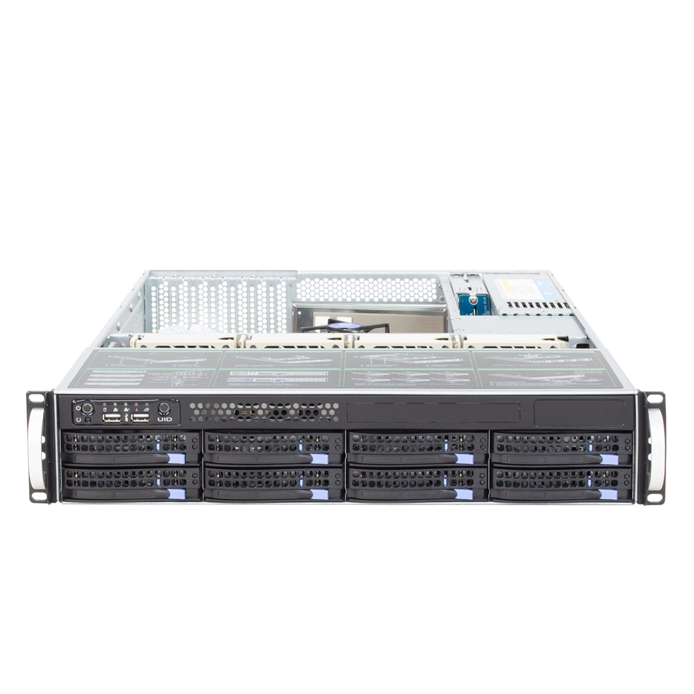 Supermicro Xeon Supercomputer Silver 4210 4210R 2u 8bays Hot Swap Rack Storage Customized Server