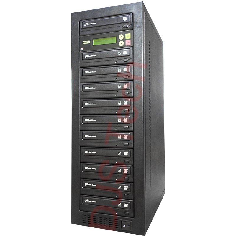 24X Burner 11 Drives CD DVD Duplicator For Copying Blank CD DVD