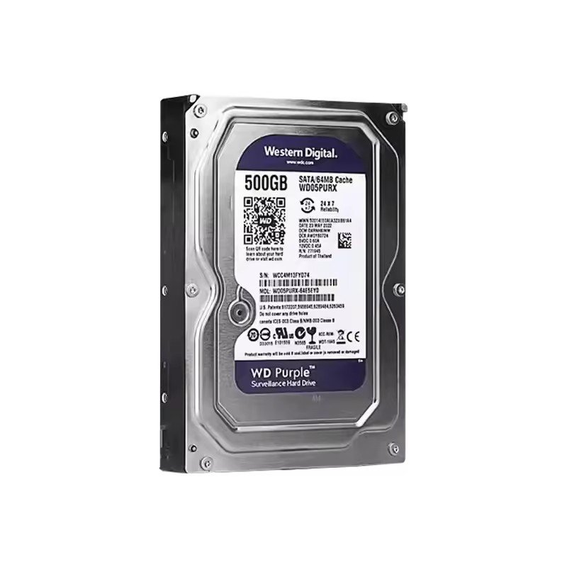 Western 500GB 1TB 2TB 3TB 4TB 6TB 8TB Digital Purple Hard Drive Sata Cache 3.5" HDD Hard Drive Western 500GB