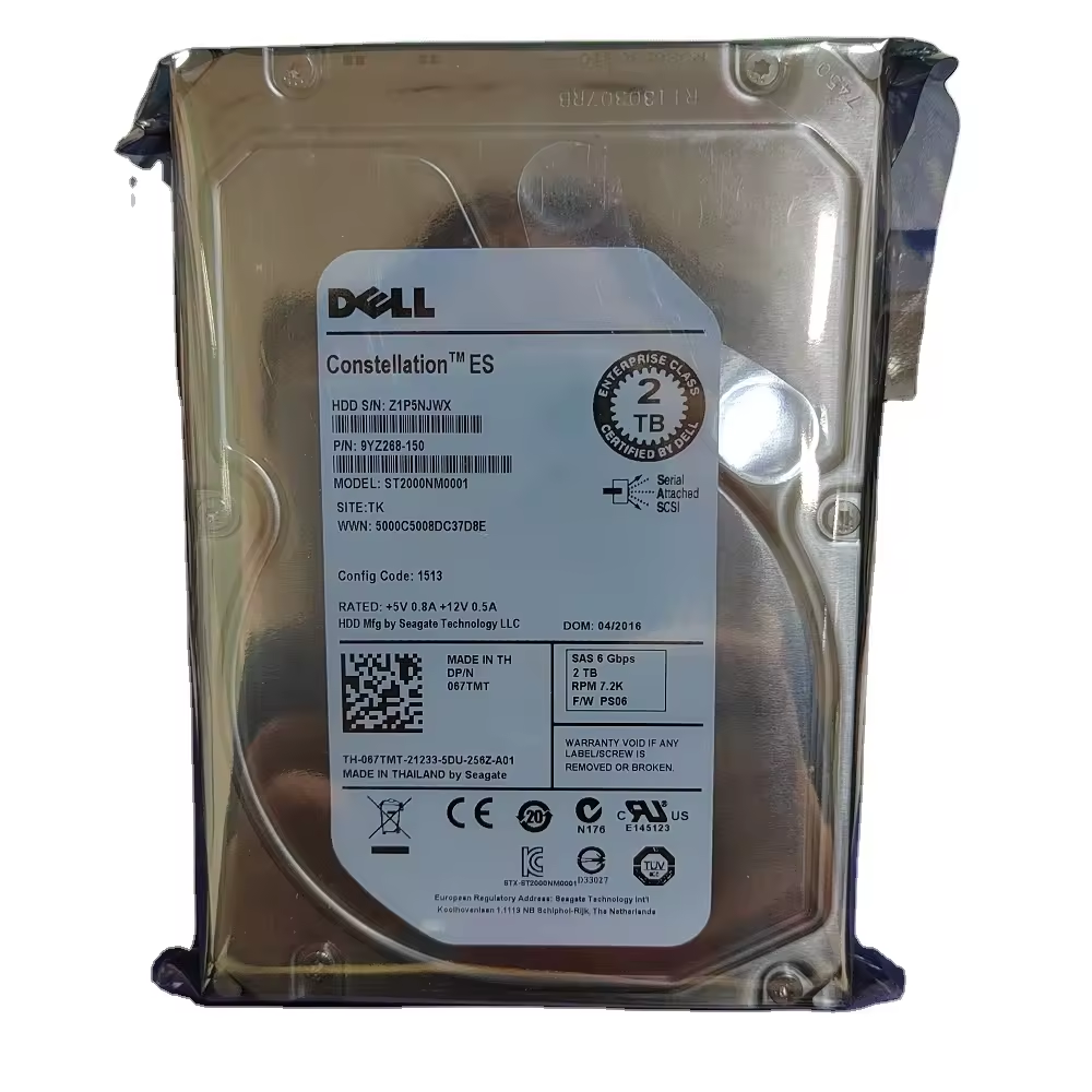 Dell 4TB 7.2K RPM SATA 6Gbps 512n 3.5in Hot-plug Hard Drive
