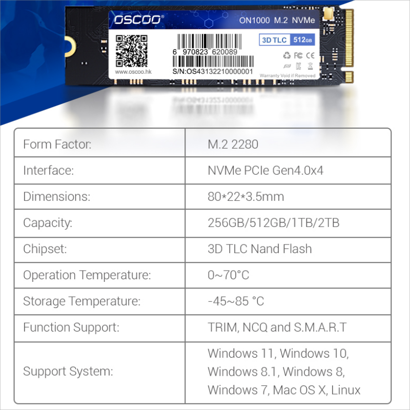 NVMe M.2 SSD 1TB 2TB for PS5 SSD Disco Duro M2 NVMe PCIe Gen4 SSD 4TB 2TB 1TB 512GB 256GB Hard Drive Disk Computer Accessories