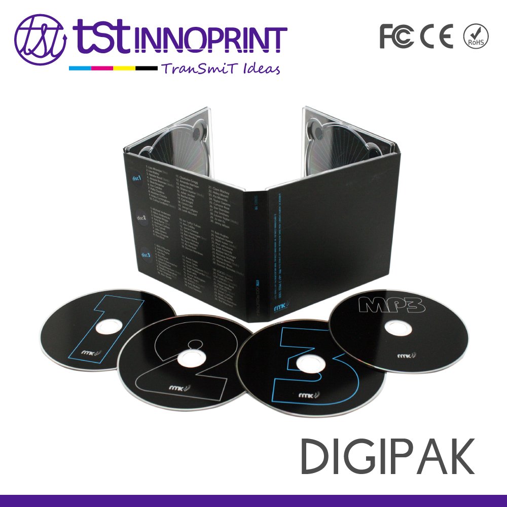 Pre-recorded CD / DVD / DISC with Printing and Packaging