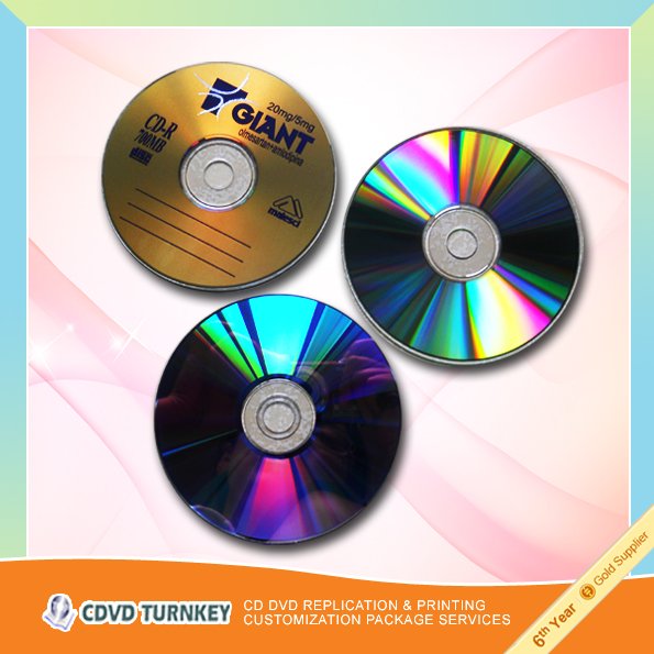 blank CDR DVDR with logo printing in slim black cd case