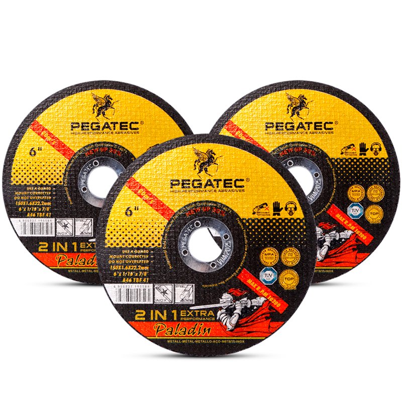 Pegatec China Price 6 Inch 150x1.6x22.2mm 1mm Stainless Steel Metal Iron Resin Bond Wheel Cutting Disc