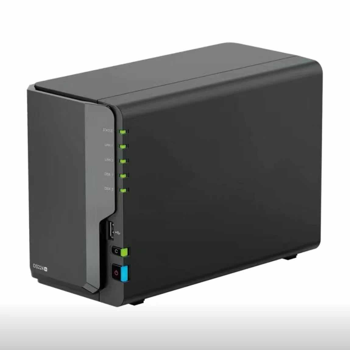 Original Diskstation Ds224 DS224+ Tower Server 2-bay Nas Storage Server