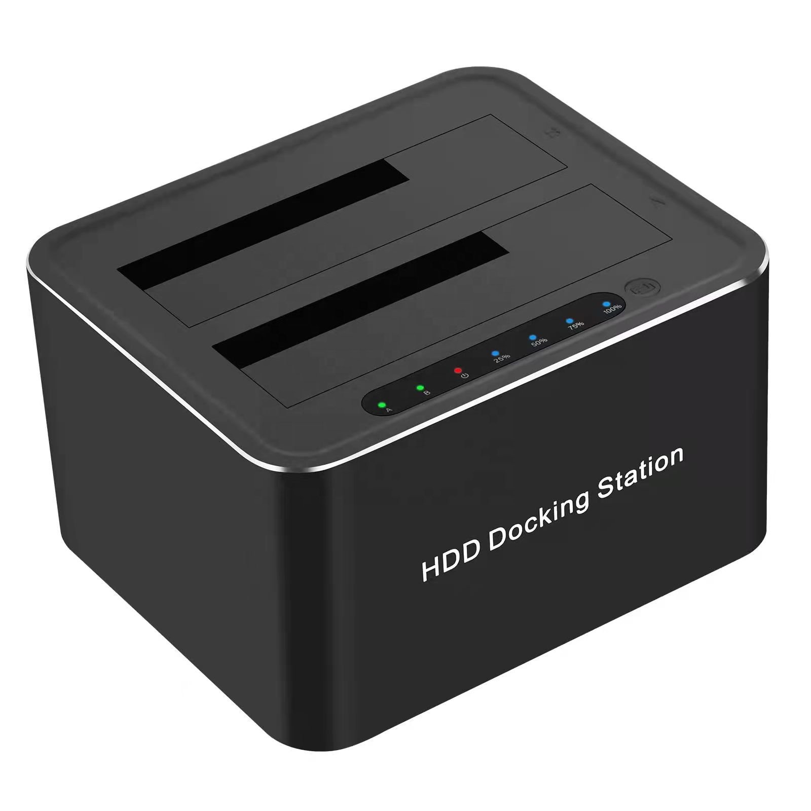 2-bay sata hdd offline clone Aluminum Dual Bay USB3.0 Hdd Duplicator 5Gbps Hard Drive Disk Hdd Docking Station
