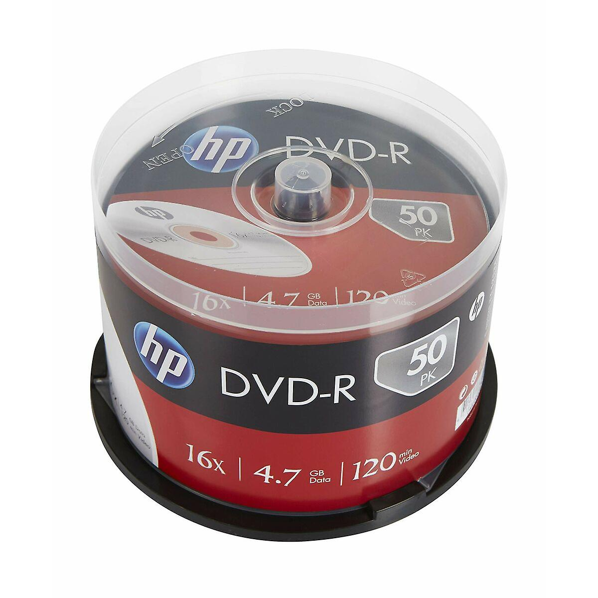 HP DVD-R Blank Disc - 4.7GB Storage Capacity with 16X Write Speed