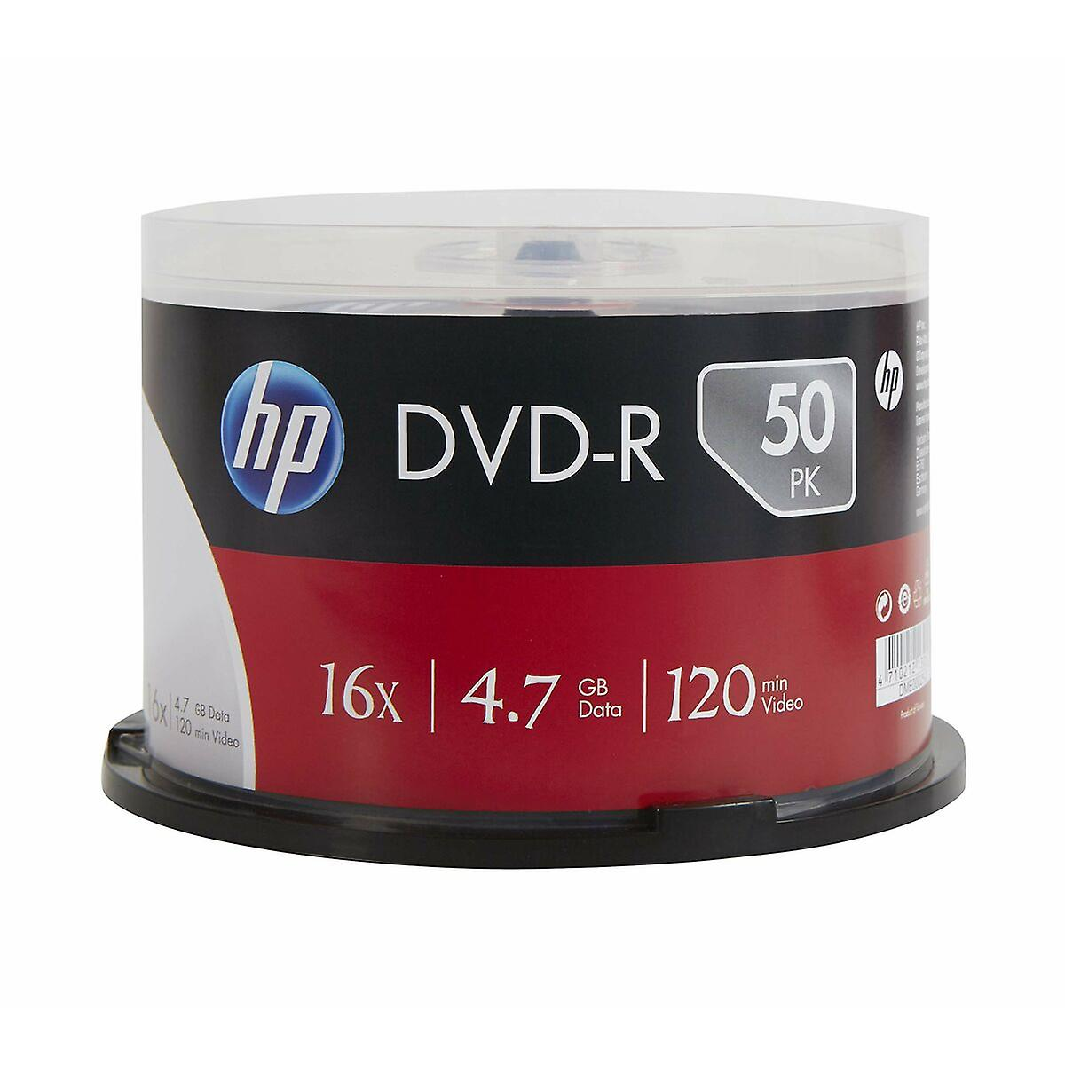 HP DVD-R Blank Disc - 4.7GB Storage Capacity with 16X Write Speed