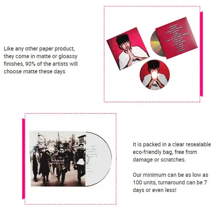 Wholesale Cd Duplication And Printing Custom Empty Cds Case Cds And Dvds
