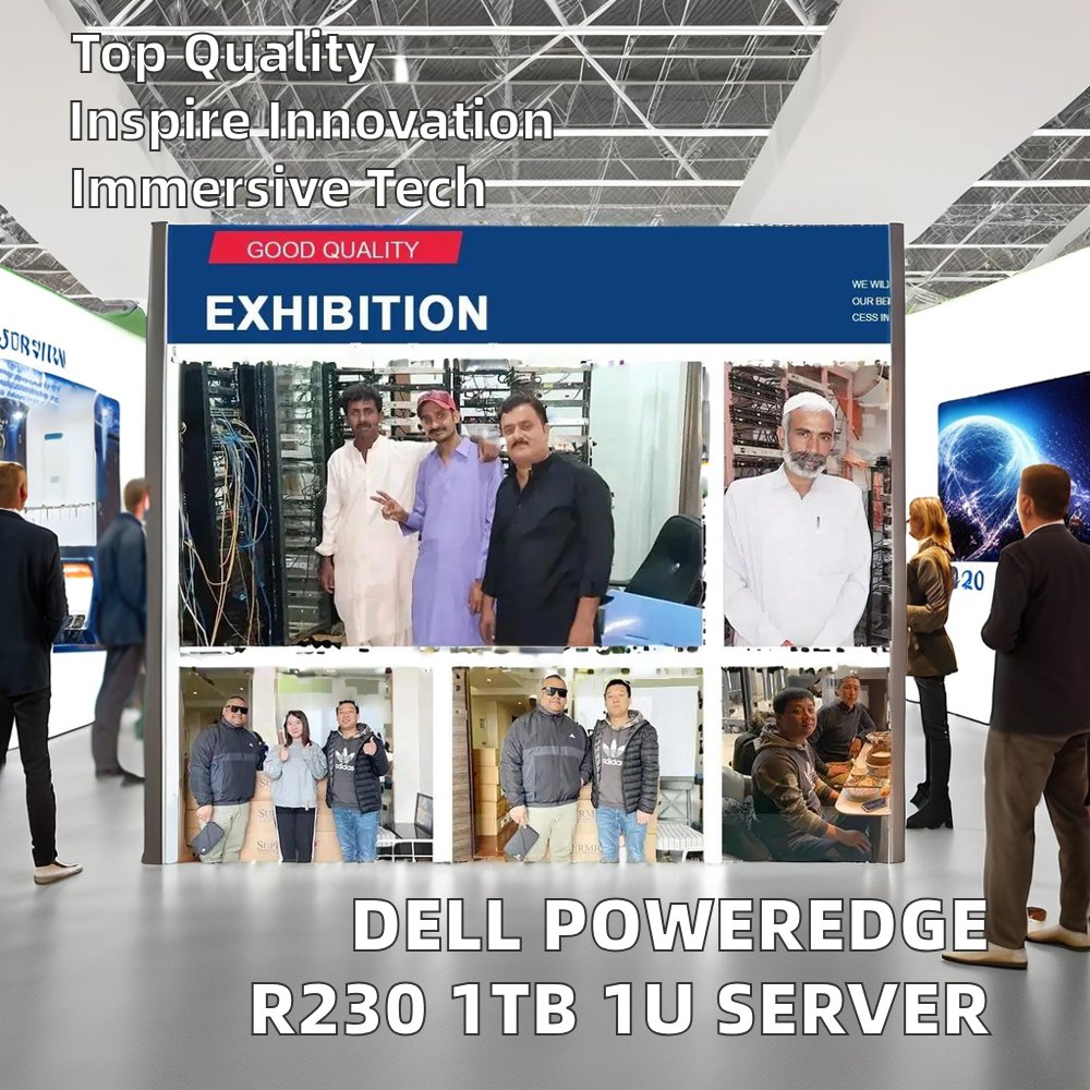 New Or Used D El Ls PowerEdge R230 Server System Intel Xeon E3-1220 V6 1TB SATA Network Rack Server 1u A Server