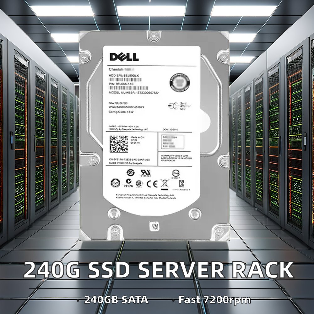 New 1TB NVMe SSD Hard Disk for Server Rack 240G SATA 2.5 7.2K 12Gbps Metal Shell M.2 Interface for Laptop and PC