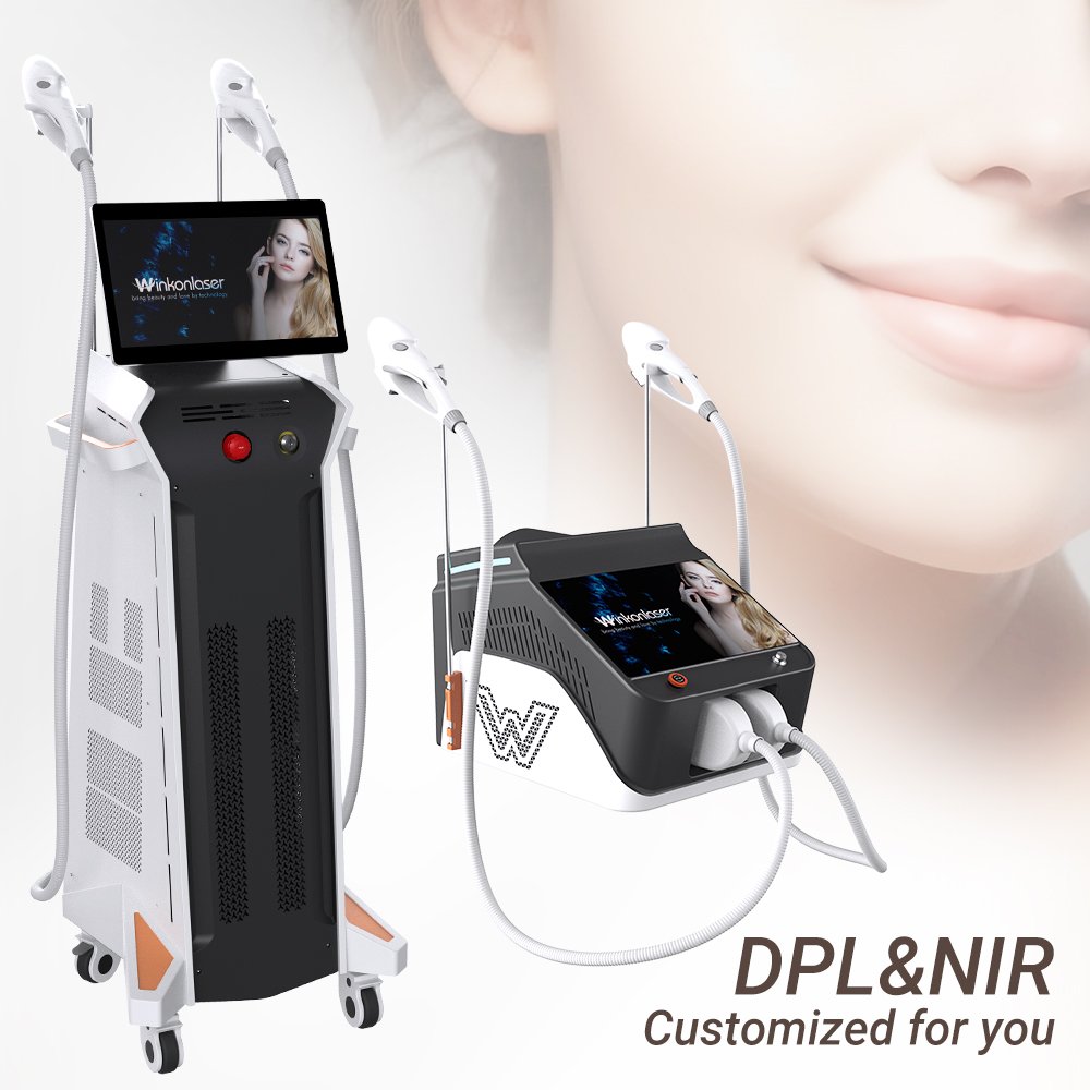 Winkonlaser Intense Pulsed Light Portable DPL NIR Machine OPT E-Light Skin Rejuvenation IPL Laser Hair Removal