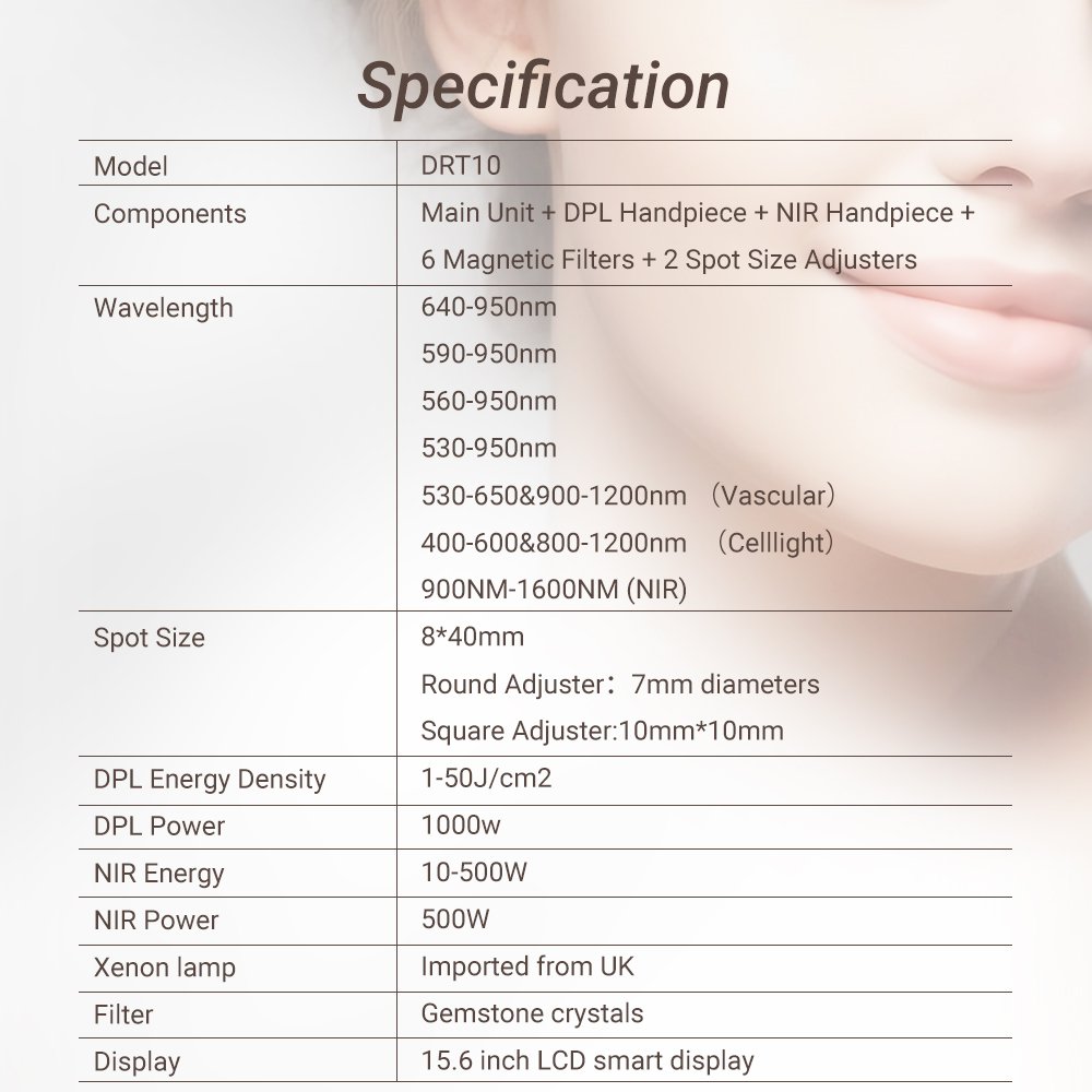 Winkonlaser Intense Pulsed Light Portable DPL NIR Machine OPT E-Light Skin Rejuvenation IPL Laser Hair Removal