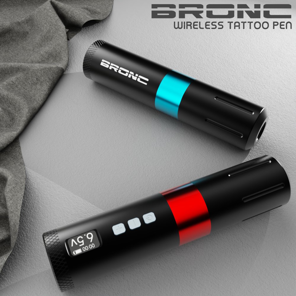 2024 BRONC High Quality Wireless Tattoo Pen Sophisticated Tattoo Gun For Body Art