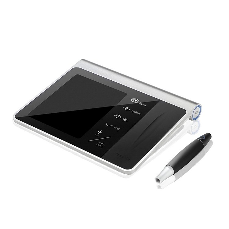 Touch Screen Tattoo machine Permanent Makeup Machine with 6 Free Needle Cartridges