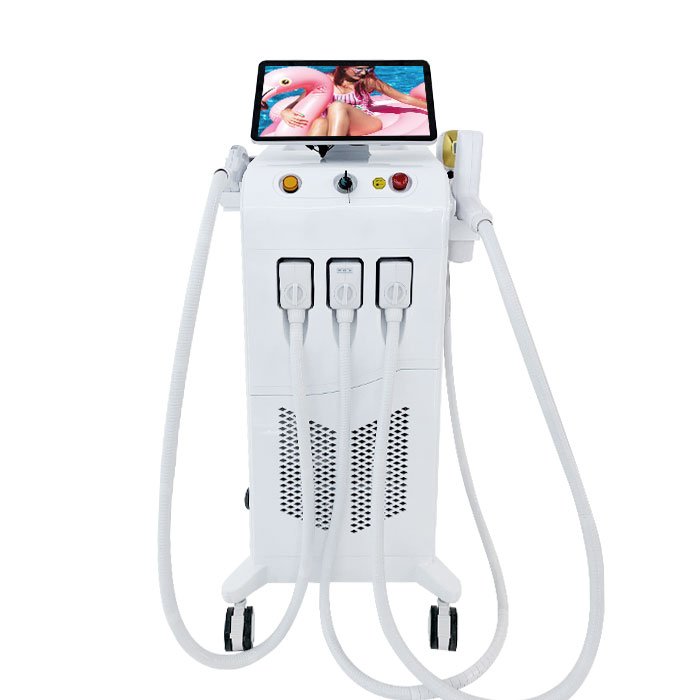 permanent fashionable diode laser hair removal machine 4 in 1 with 3 waves
